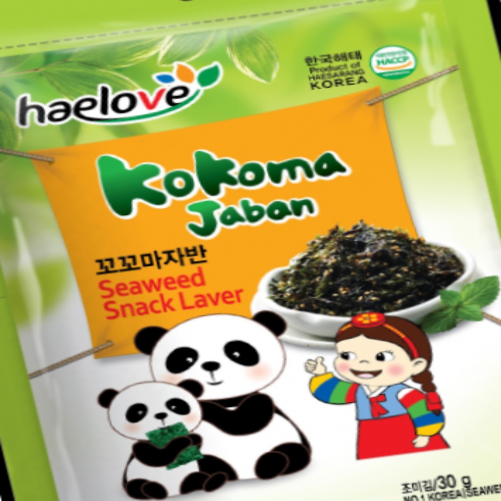 해사랑 어린이 아이 꼬꼬마 김자반 30g 5개 : 민채상점