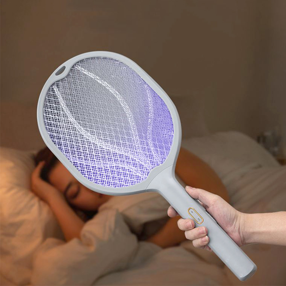 충전식 전기 모기채 삼중매쉬 USB 벌레트랩 해충퇴치기