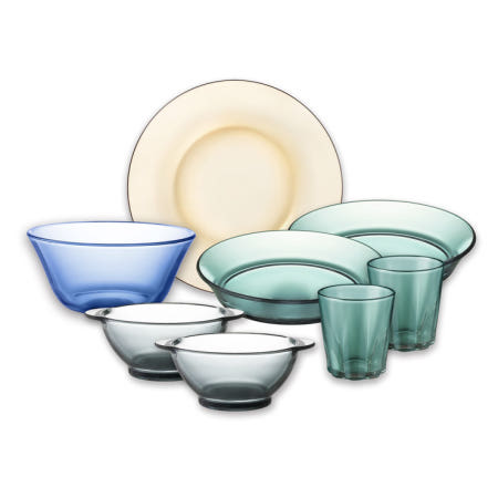 코스트코 파이렉스 컬러글라스 디너웨어 세트 8P