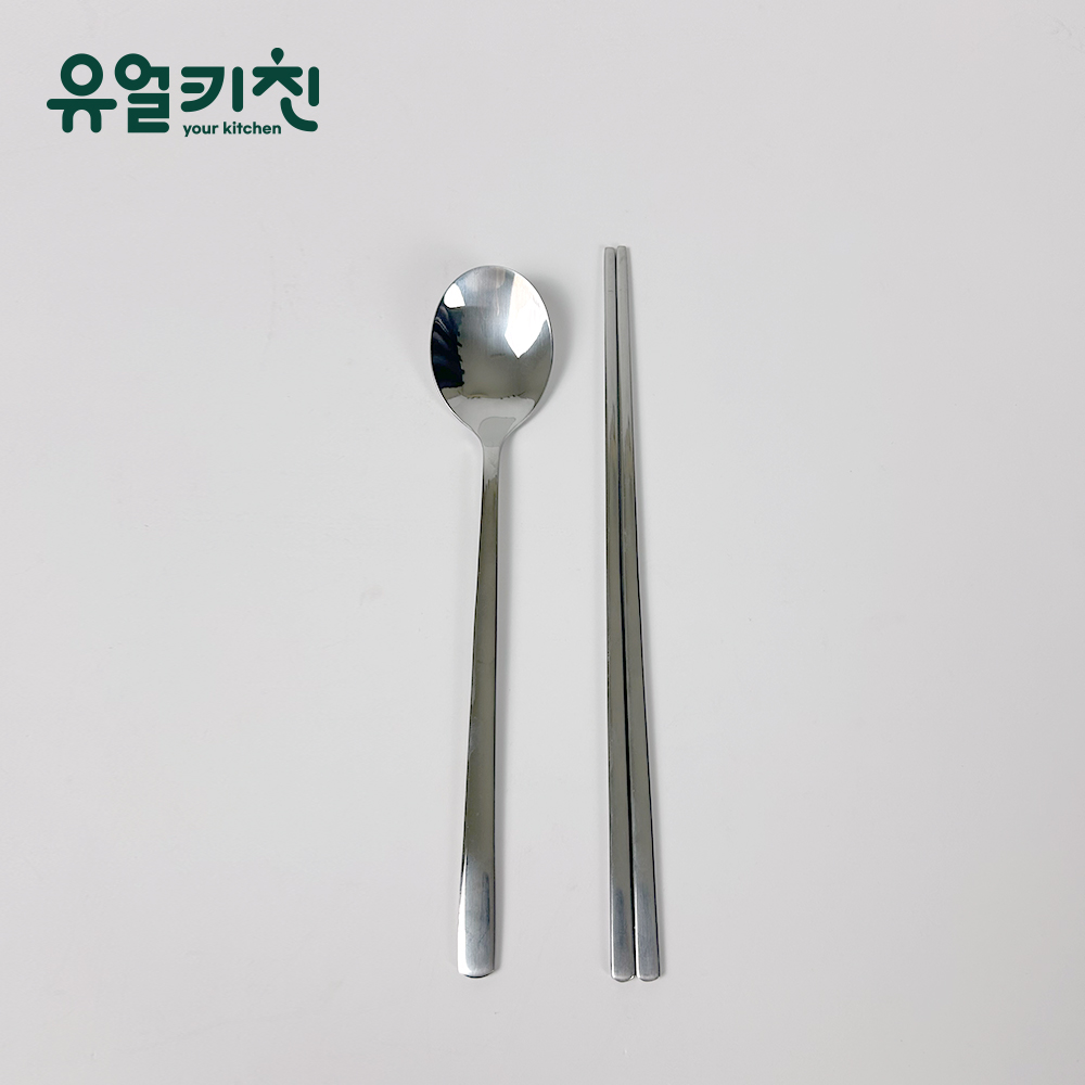 업소용 수저 식당 숟가락 젓가락 세트 - 상세 이미지 2
