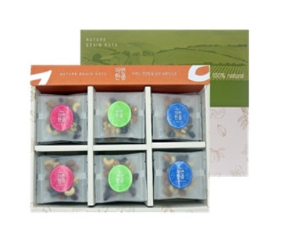 견과류 선물세트 자연한줌 4호 명절선물 추석 설 간식 (25g x 36봉) - 메인 이미지