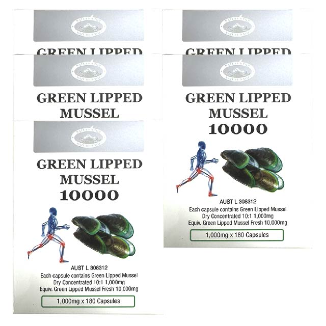 호주 네이쳐스탑 100% 호주산 초록입홍합 10000mg 180캡슐 이미지 7