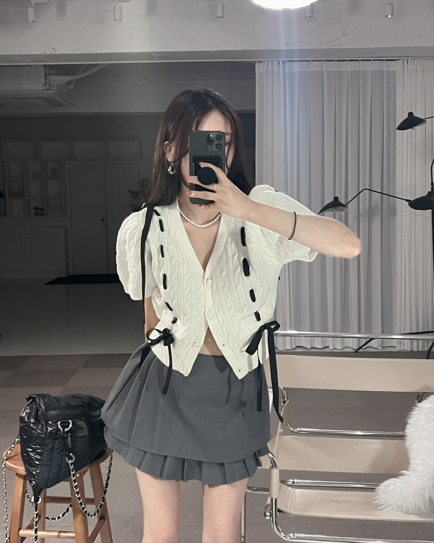 플리츠미니스커트 그레이스커트 캉캉스커트 - 상세 이미지 2