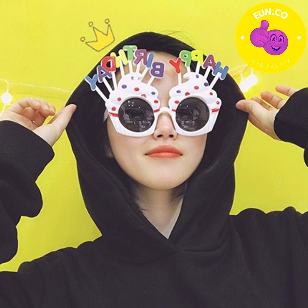HBD 선글라스 3색 주인공 안경 주목 파티용품 컨셉 - 상품 이미지