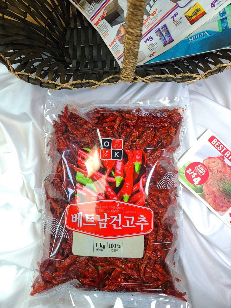 대용량 특A급 베트남 건고추 1KgX10개 땡초 고추 청양고추 보다 매운 홍고추 통고추 - 상품 이미지