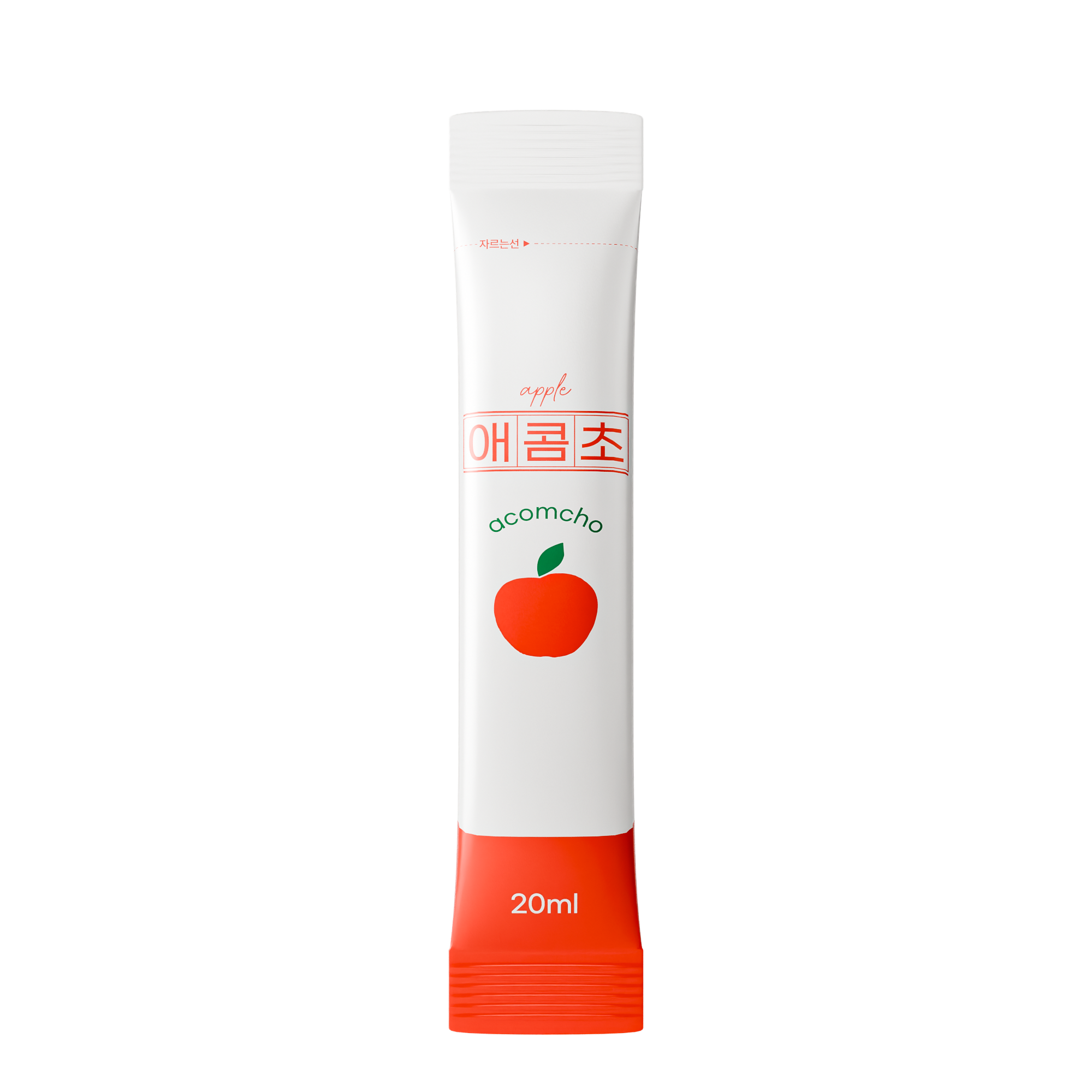 애콤초 애사비 스틱 유기농 사과식초 천연발효 콤부차 20ml - 상세 이미지 5