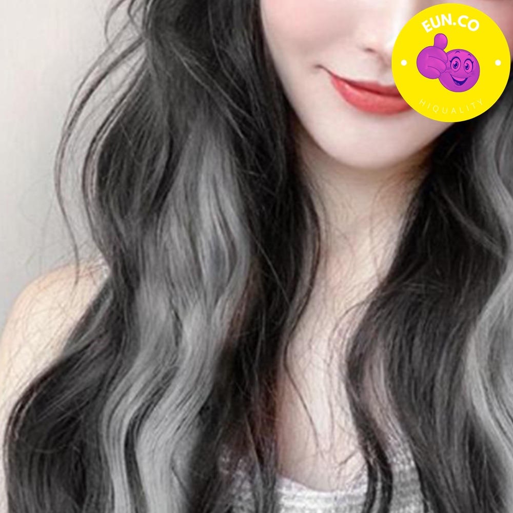 투톤 브릿지 솜브레 붙임머리 포인트 헤어피스 - 상품 이미지