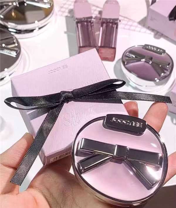 joocyee 리본 블러셔 발레코어 메이크업 한정판 화이트 펄 다이아몬드 하이라이터 - 메인 이미지