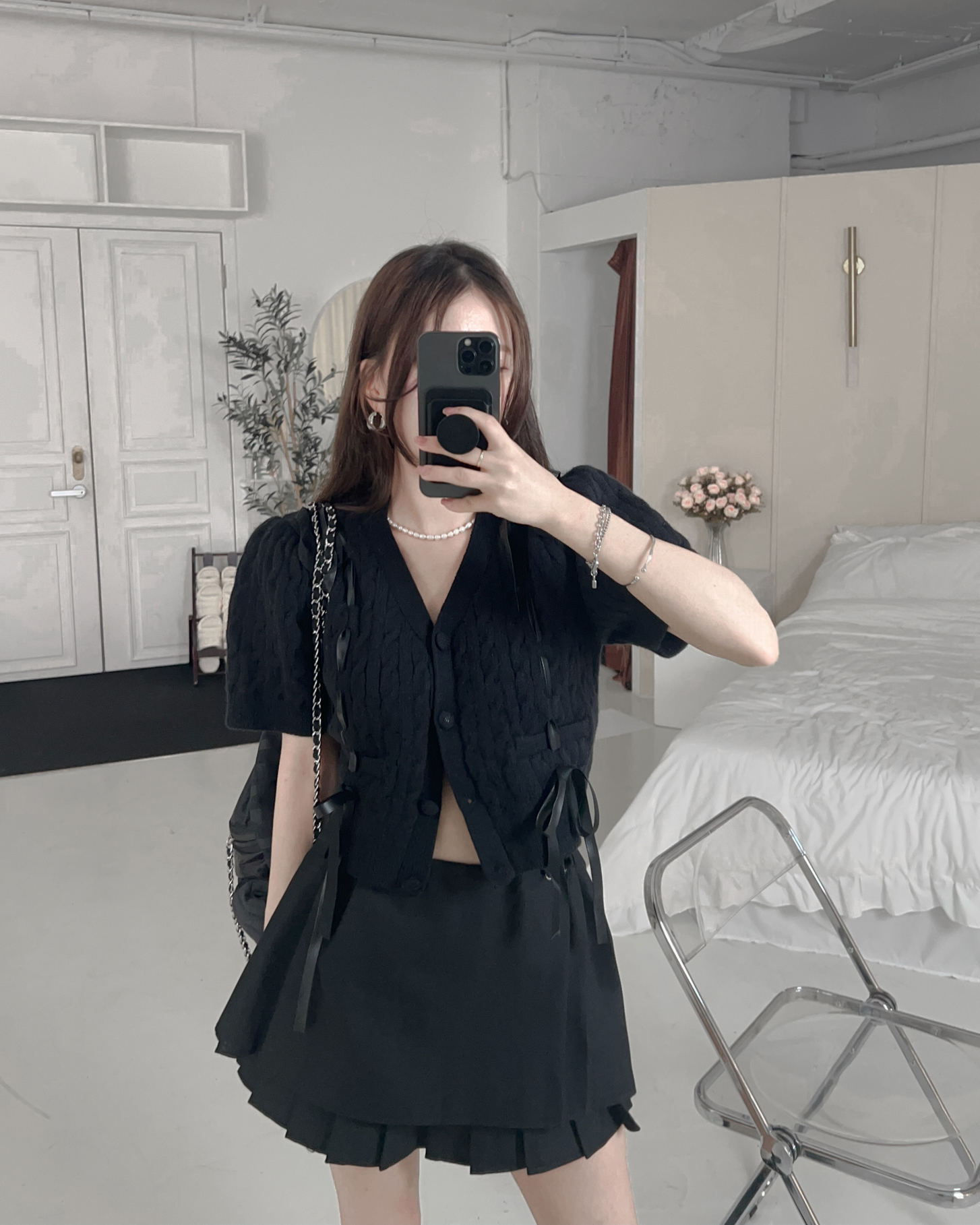 플리츠미니스커트 그레이스커트 캉캉스커트 - 상세 이미지 5