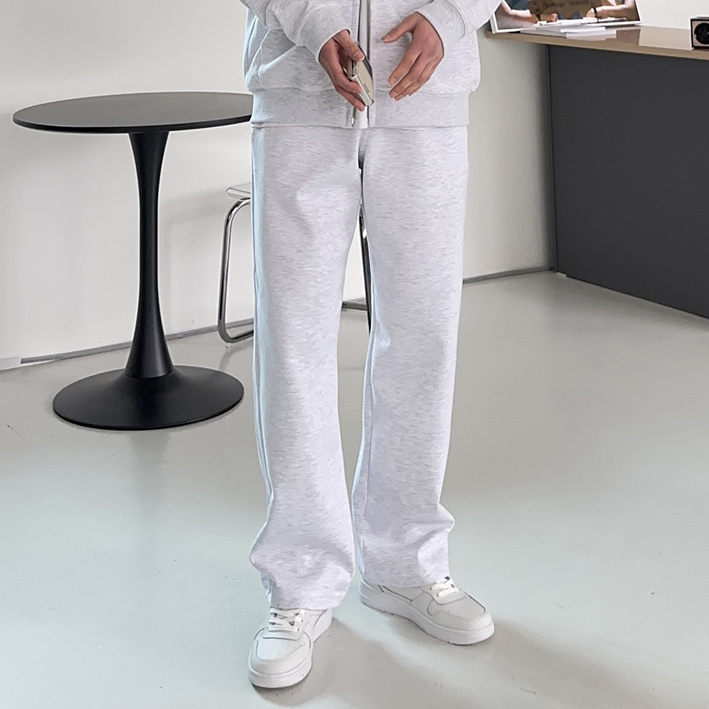 남자 와이드팬츠 트레이닝 밴딩 팬츠 남자 면바지 - 상세 이미지 4