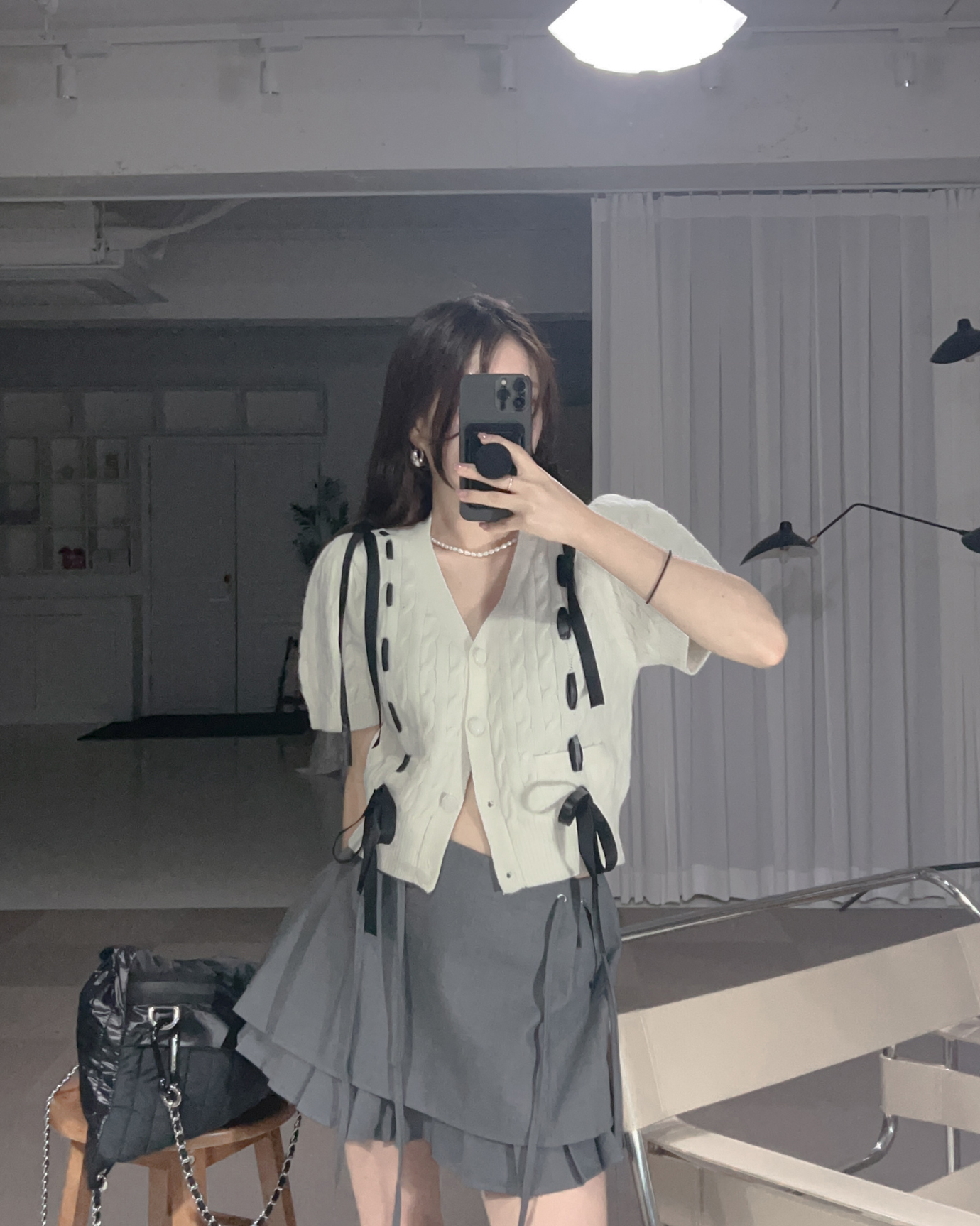 플리츠미니스커트 그레이스커트 캉캉스커트 이미지 6