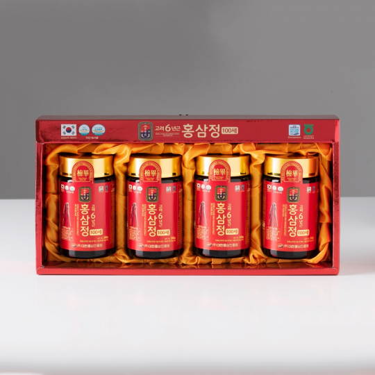 고려 6년근 홍삼정 100세 240g 4병 5박스 대용량 피로 면역 개선 건강기능식품 - 상품 이미지