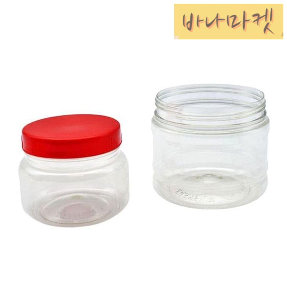 플라스틱 젓갈통 밀폐용기 광구 고추장 된장통 300g : 이십바나마켓