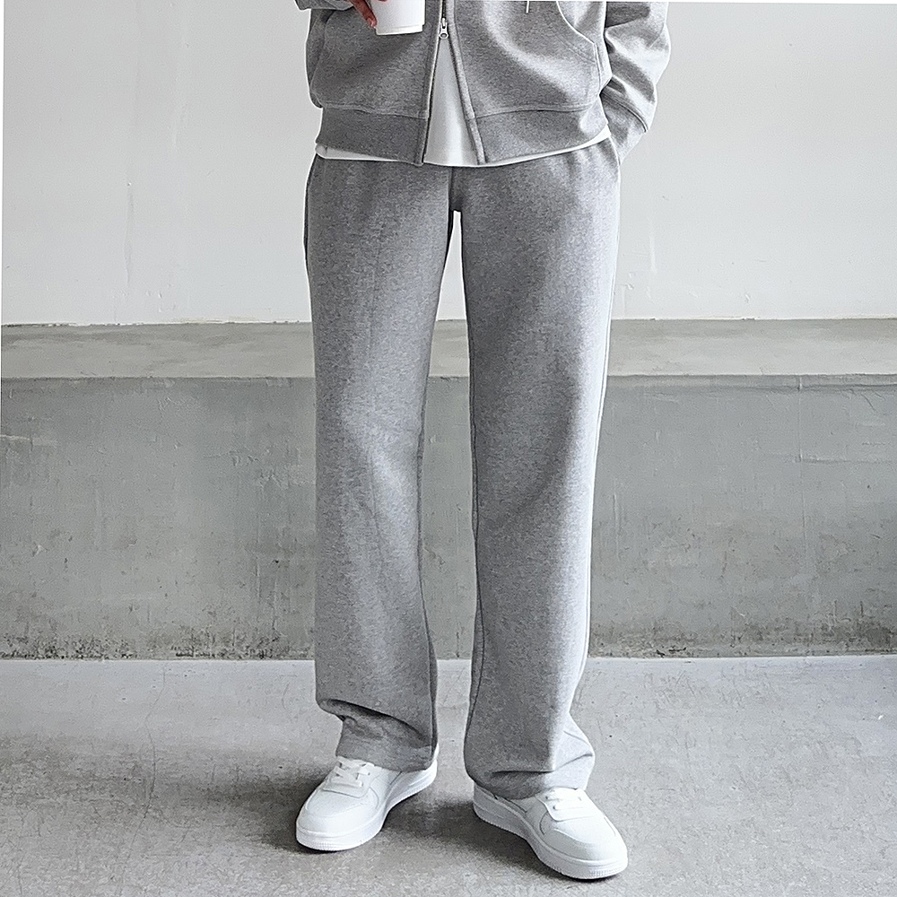 남자 와이드팬츠 트레이닝 밴딩 팬츠 남자 면바지 - 상세 이미지 2