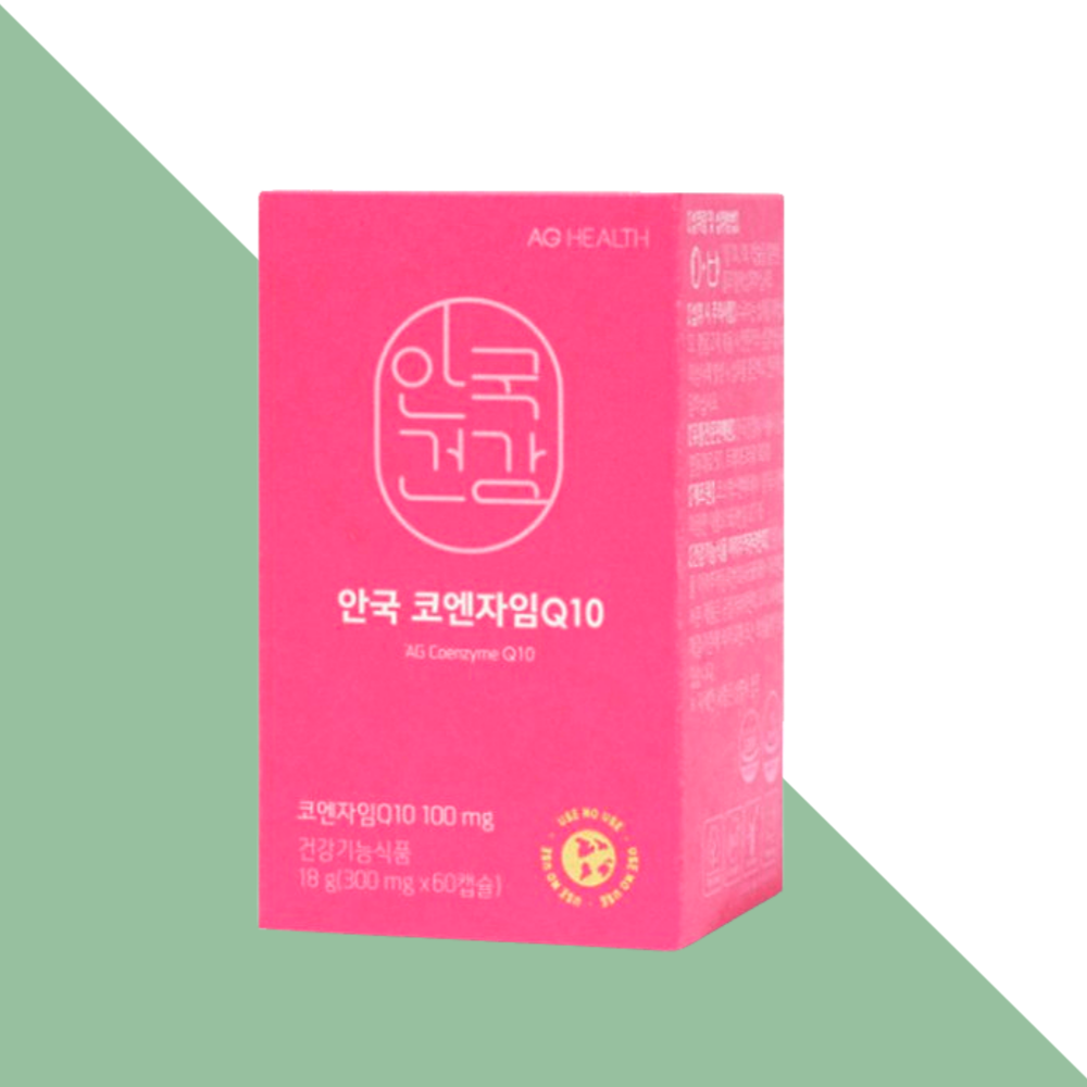 안국건강 코엔자임 큐텐 Q10 코큐텐 60캡슐X1박스 - 상품 이미지