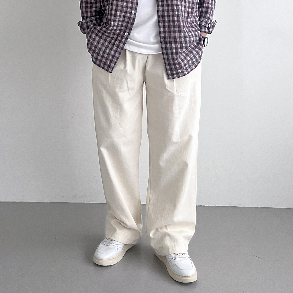 와이드치노팬츠 남자통바지 남자벌룬팬츠 - 상품 이미지