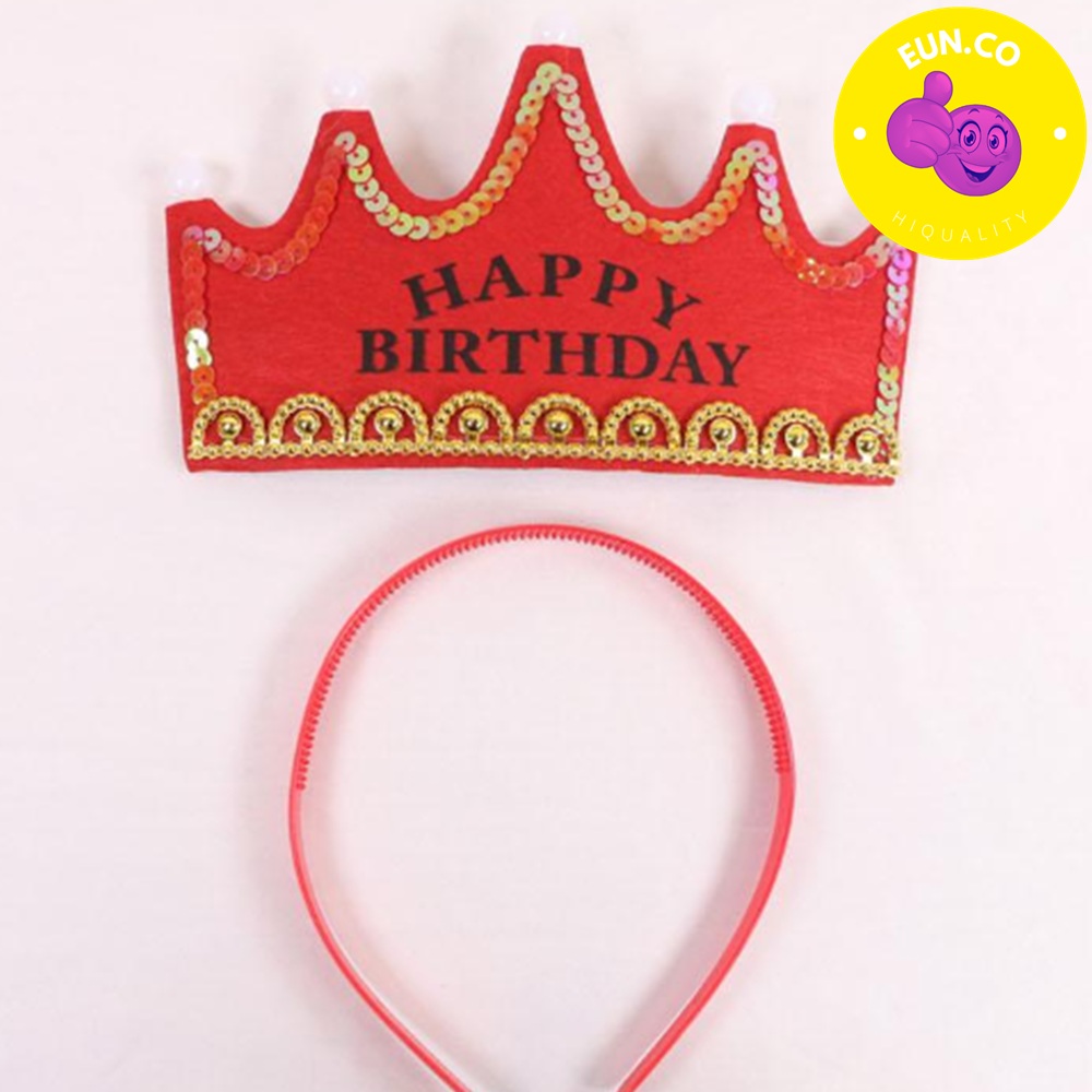 크라운 머리띠 파티용 머리장식 공주님 생일 주인공 - 상품 이미지