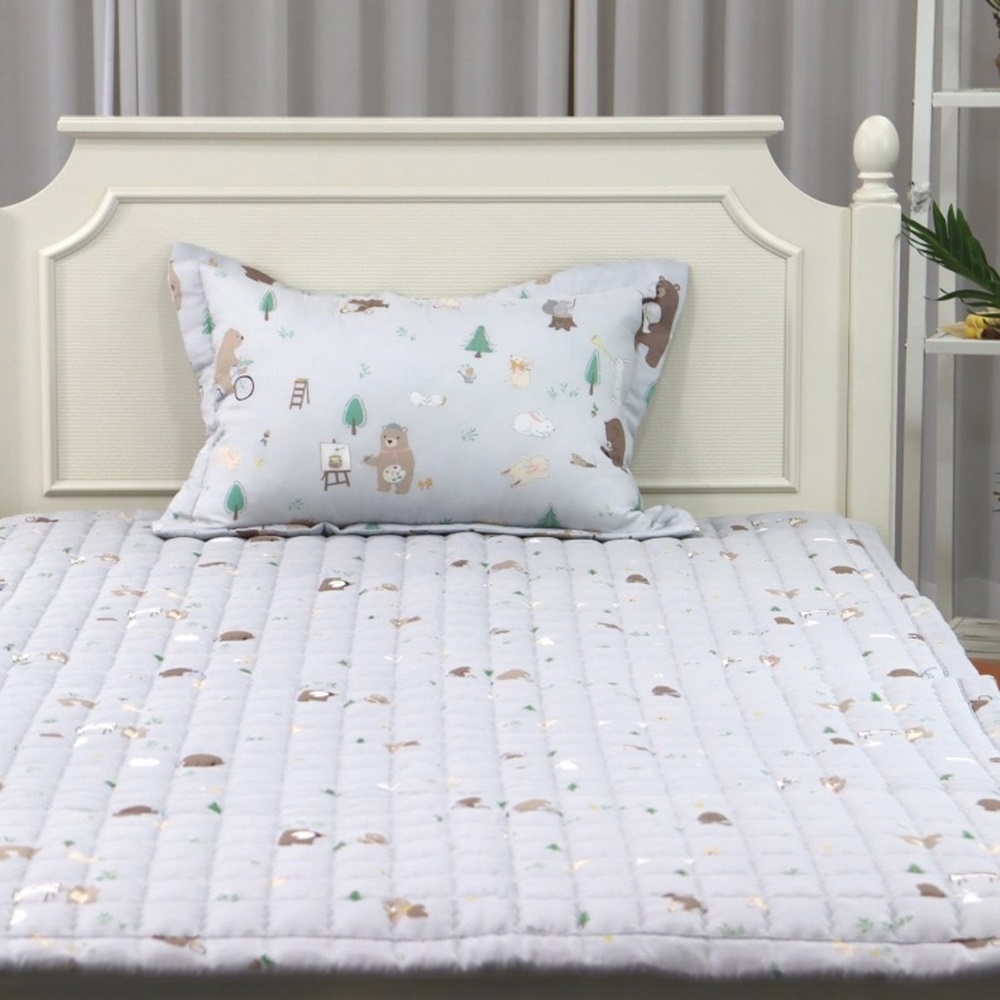 어린이 모달100 고정밴드 밴딩 침대패드 6종, 키즈베어 SS