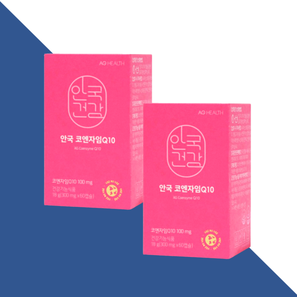 안국건강 코엔자임 큐텐 Q10 코큐텐 60캡슐X2박스 - 상품 이미지
