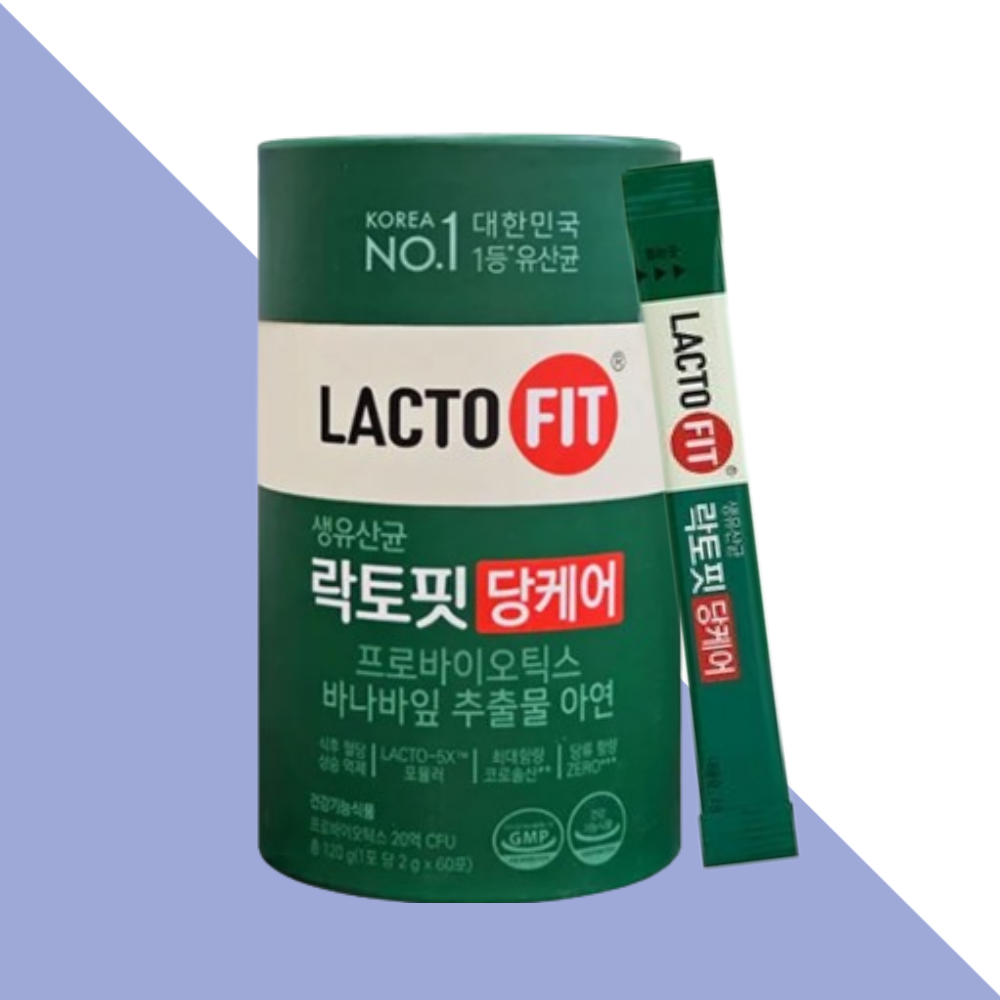 종근당 락토핏 당케어 바나바잎추출물 60포X1개 - 메인 이미지