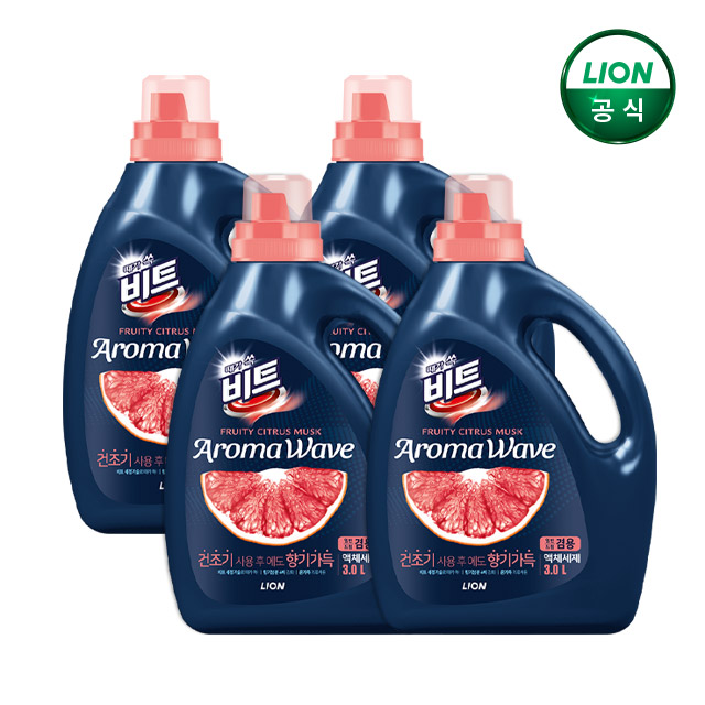 비트 아로마웨이브 세탁세제 3L x 4개 / 중성세제