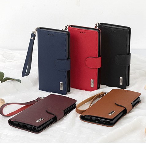 갤럭시 s24 카드 케이스 지갑 수납 천연소가죽 스트랩 - 상세 이미지 2