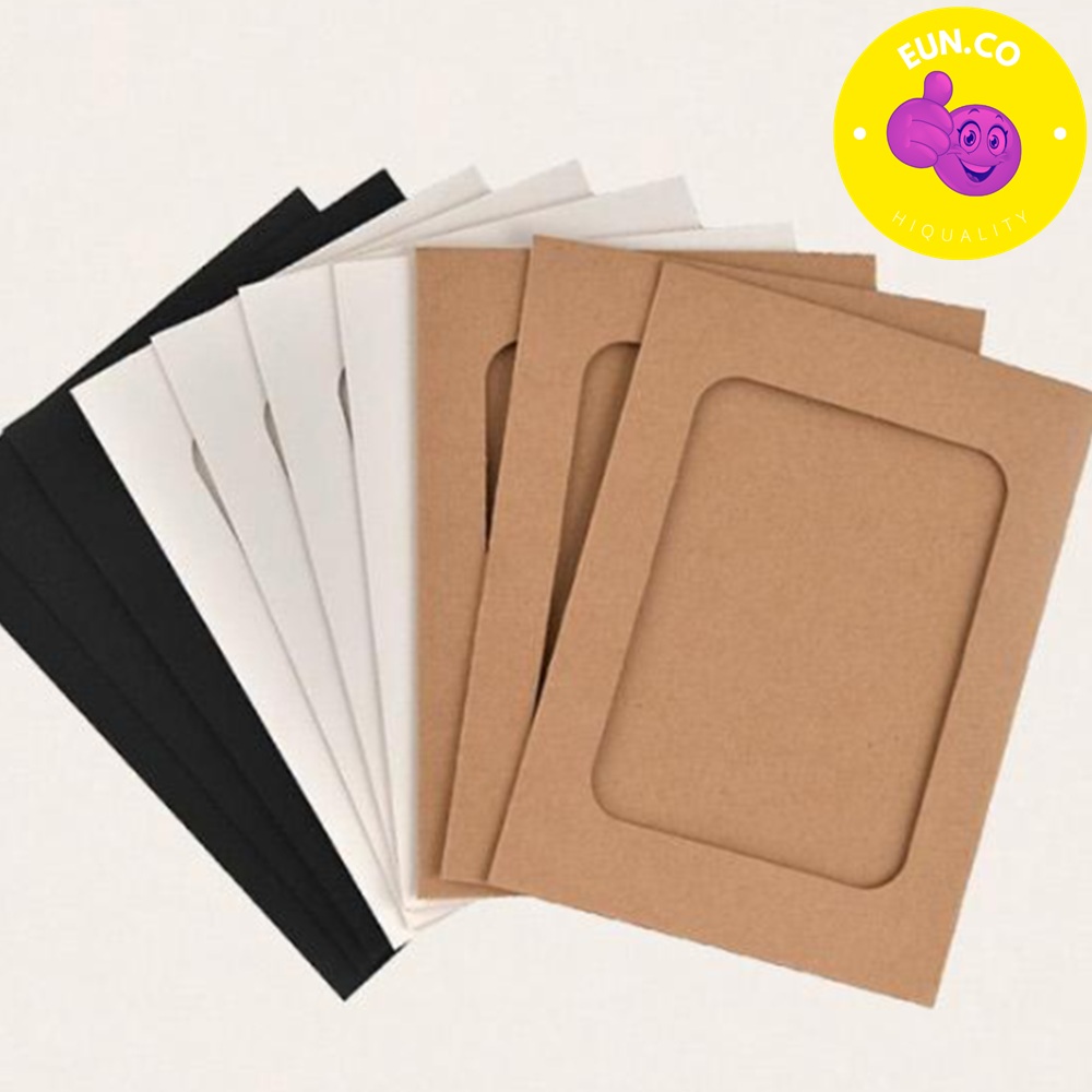 페이퍼프레임 인생네컷 액자 사진 프레임 빈티지 폴라로이드 크라프트지