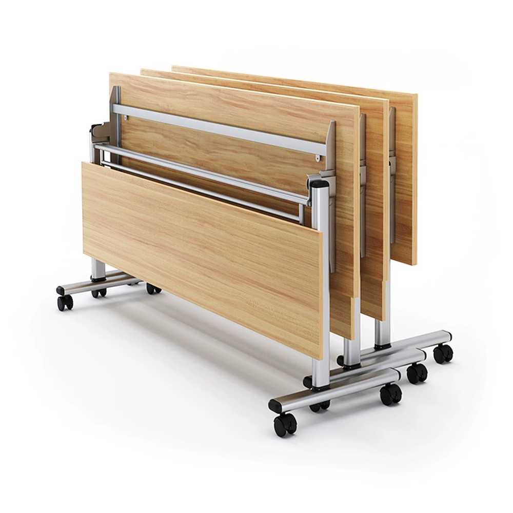 접이식 강의실 테이블 세미나 회의실 이동식 책상 120x40x75H 이미지 6
