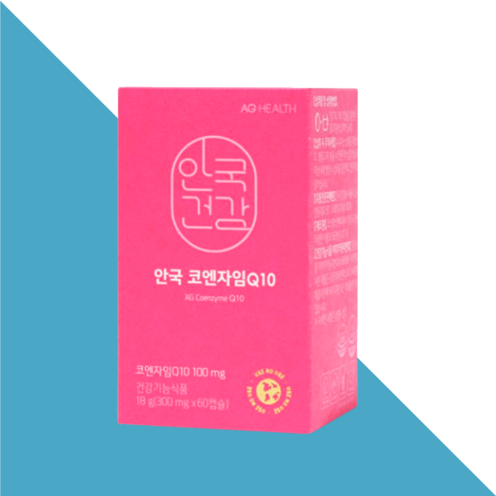 안국건강 코엔자임Q10 코큐텐 60캡슐X1개 - 상품 이미지