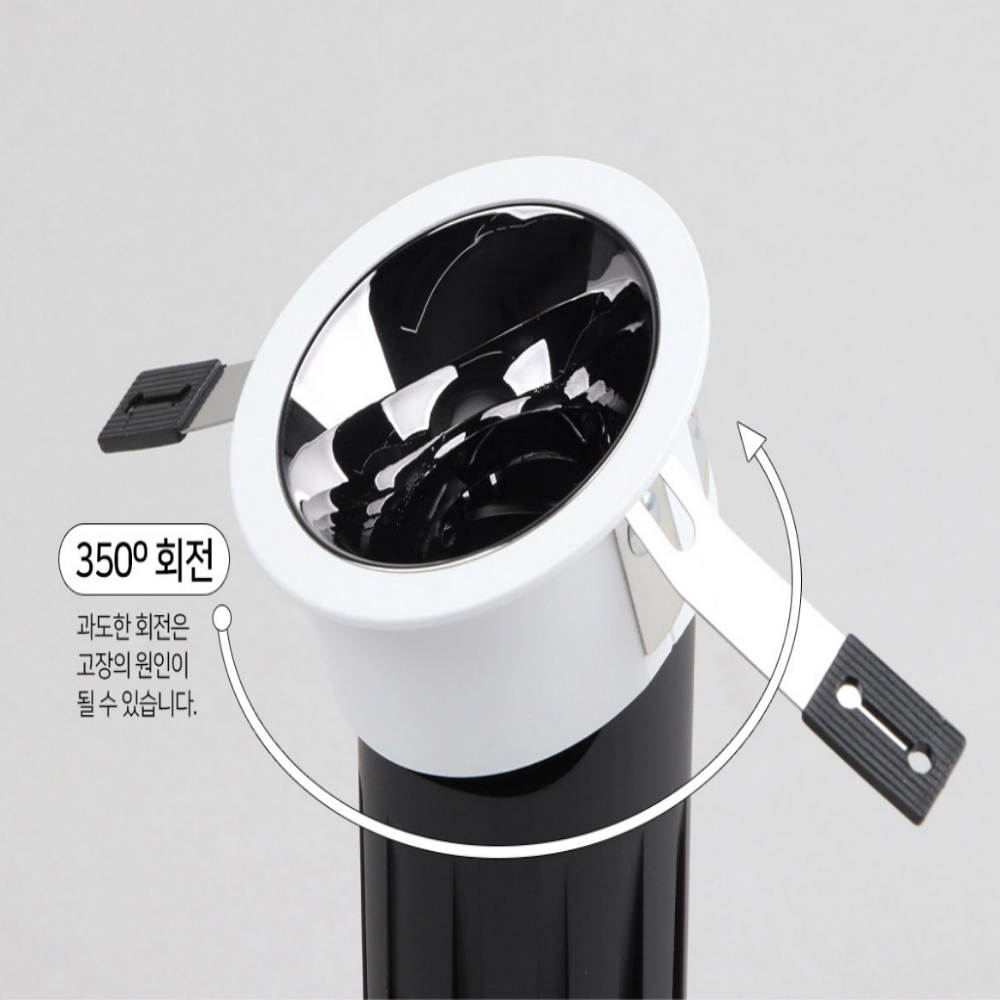 LED COB 5cm(2인치) 다운라이트 매립등 매입등 10W, 주광색 이미지 7