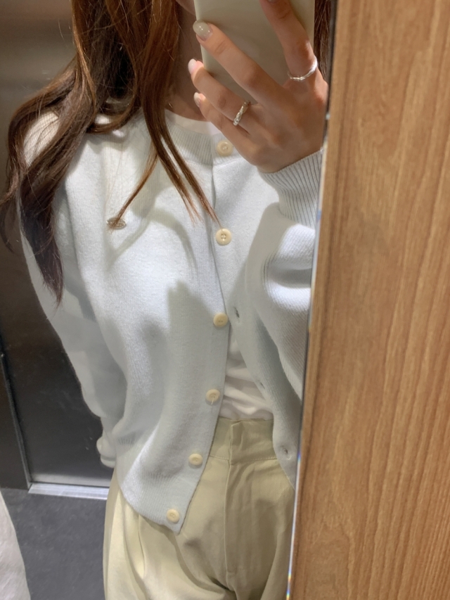 ✨v넥추가 9만장돌파💕URBANE MADE💕 스무드 라운드 브이넥 캐시미어 니트 가디건 (11c) 상세 이미지 188
