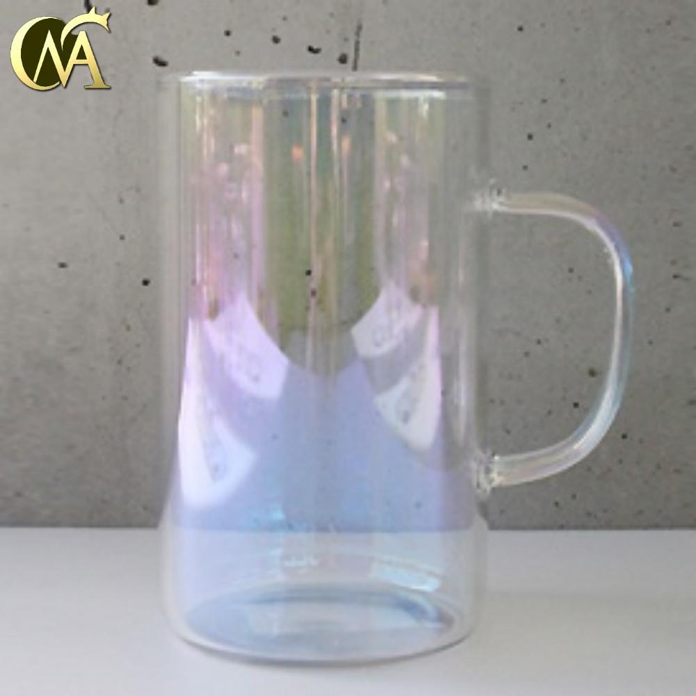 700ML 예쁜머그컵 오로라머그컵 내열 유리 머그 컵 - 메인 이미지