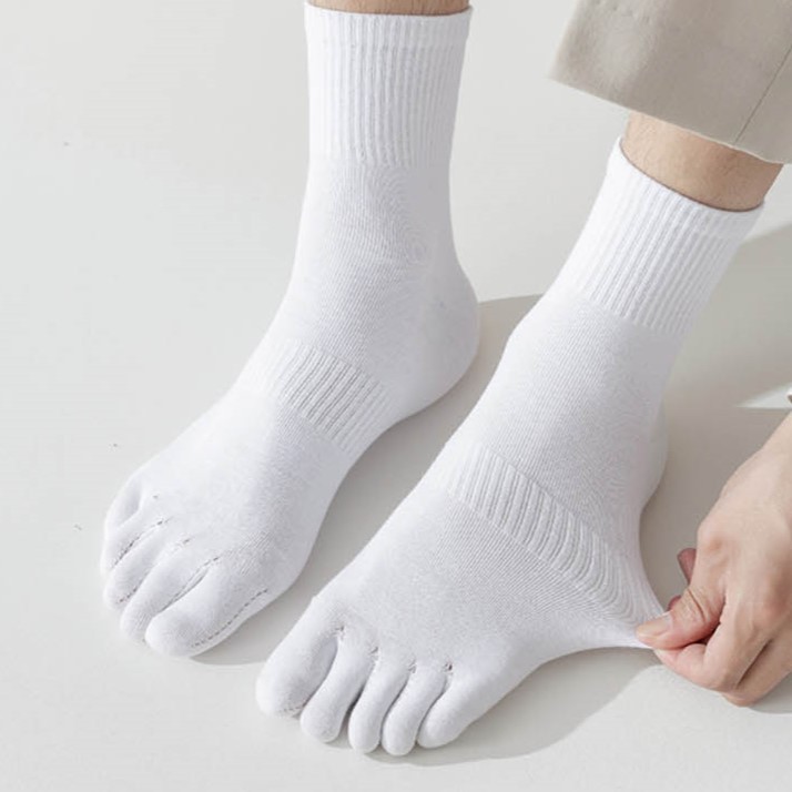 데일리콤프 남성 3색 발가락양말 장목 땀흡수 양말 이미지 6