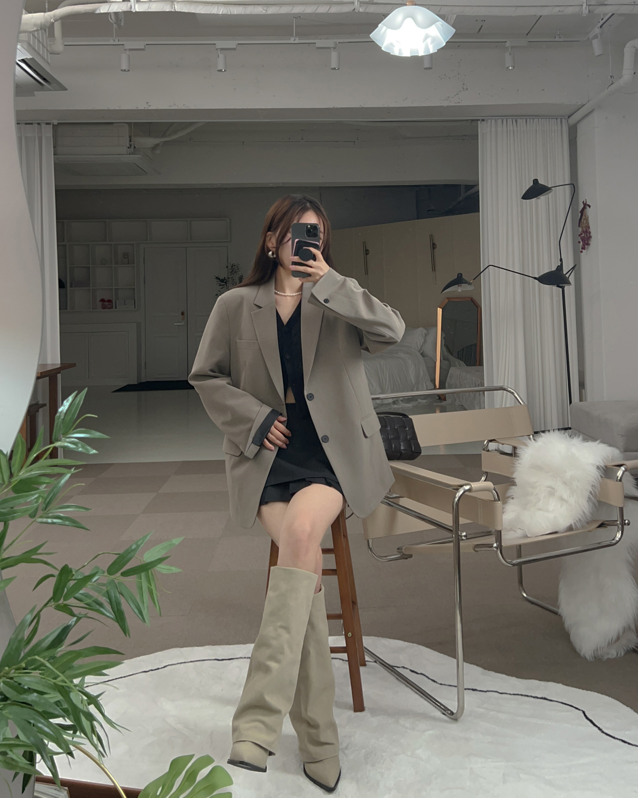 워머부츠 롱부츠코디 - 상세 이미지 5