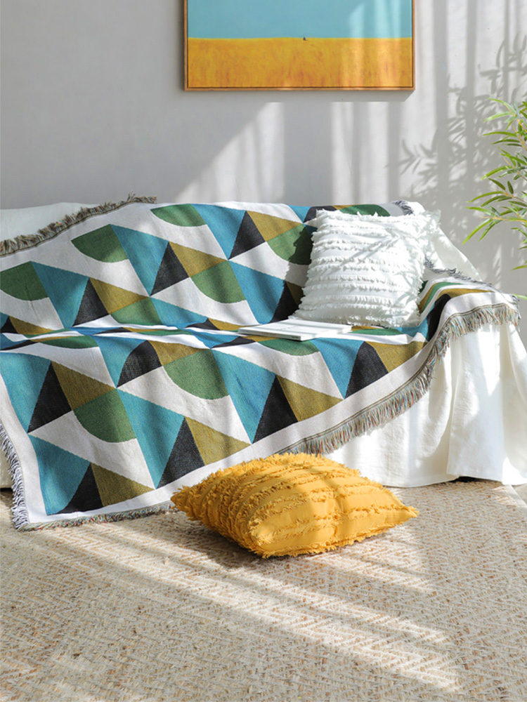 더블린 블랭킷 거실 소파 쇼파 패드 담요 베드 커버 매트 방석 덮개 레드S