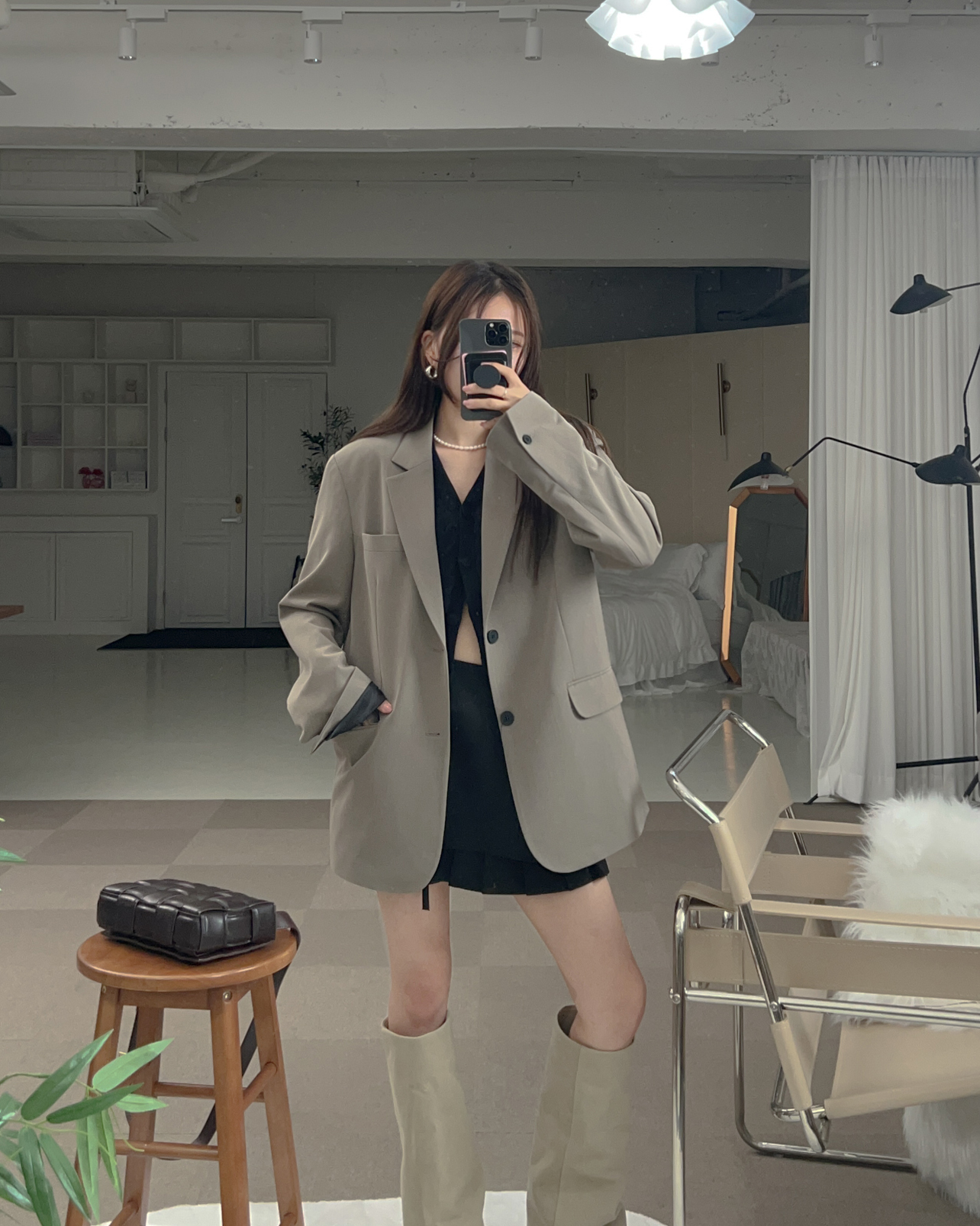워머부츠 롱부츠코디 - 상세 이미지 3