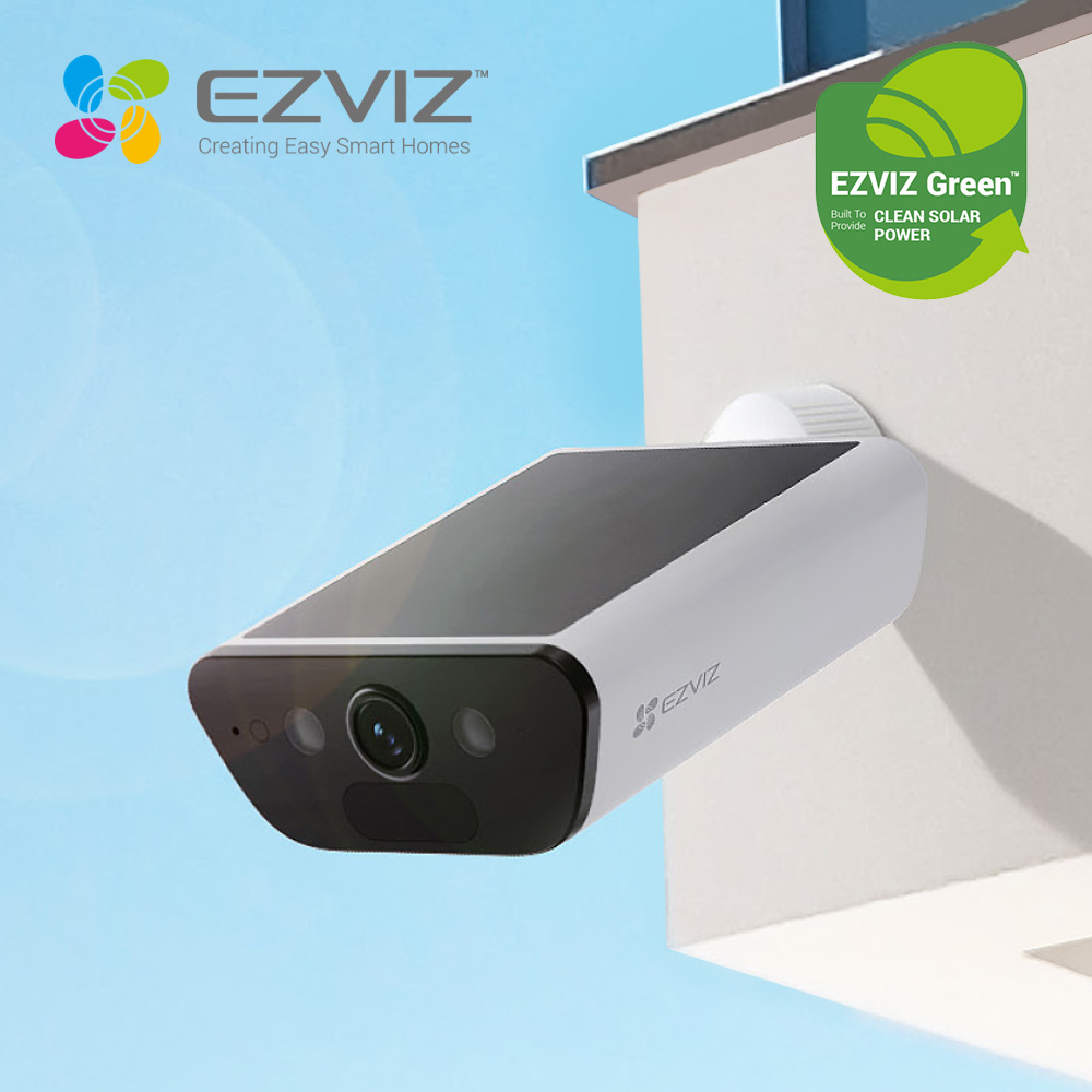 CCTV 실외형 무선 감시 카메라 배터리 태양열 충전 야외 야간 보안 - 상품 이미지