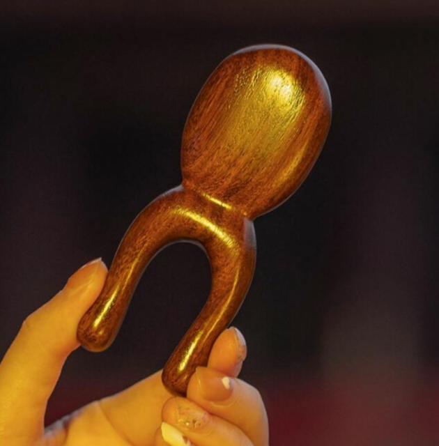 만능 원목 괄사 A타입 나무 우드 마사지 바디 얼굴 림프 전신 두피 마사지기 페이스 안마 경락 지압기 지압봉 휴대용 기구