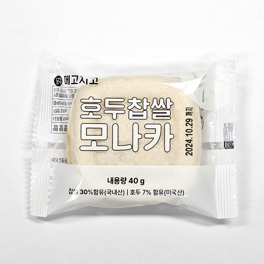 호두듬뿍 찹쌀 모나카 1상자 (40g x 6봉) - 상세 이미지 2