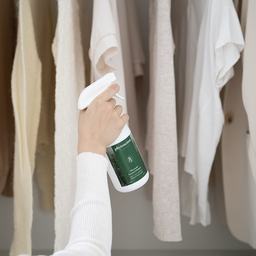 [프리미엄 오일] 피톤치드 편백수 집먼지진드기 퇴치 베이크아웃 새집증후군 제거 2L