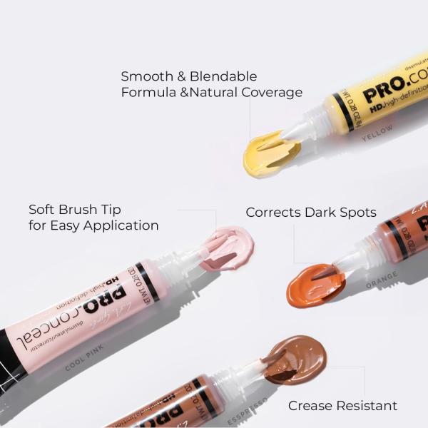 L.A. Girl Pro Coneal Hd. High Definiton Concealer 0.28 Oz : 에스와이셋