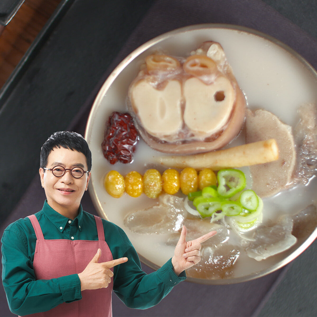 (m)김하진의 궁중 한우도가니탕 700g x 5팩 - 상품 이미지