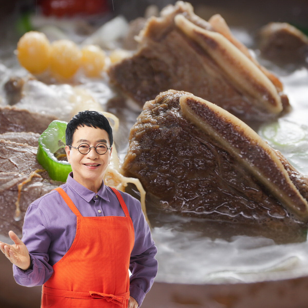 (m)김하진의 궁중 갈비수육탕 700g x 3팩 - 상품 이미지