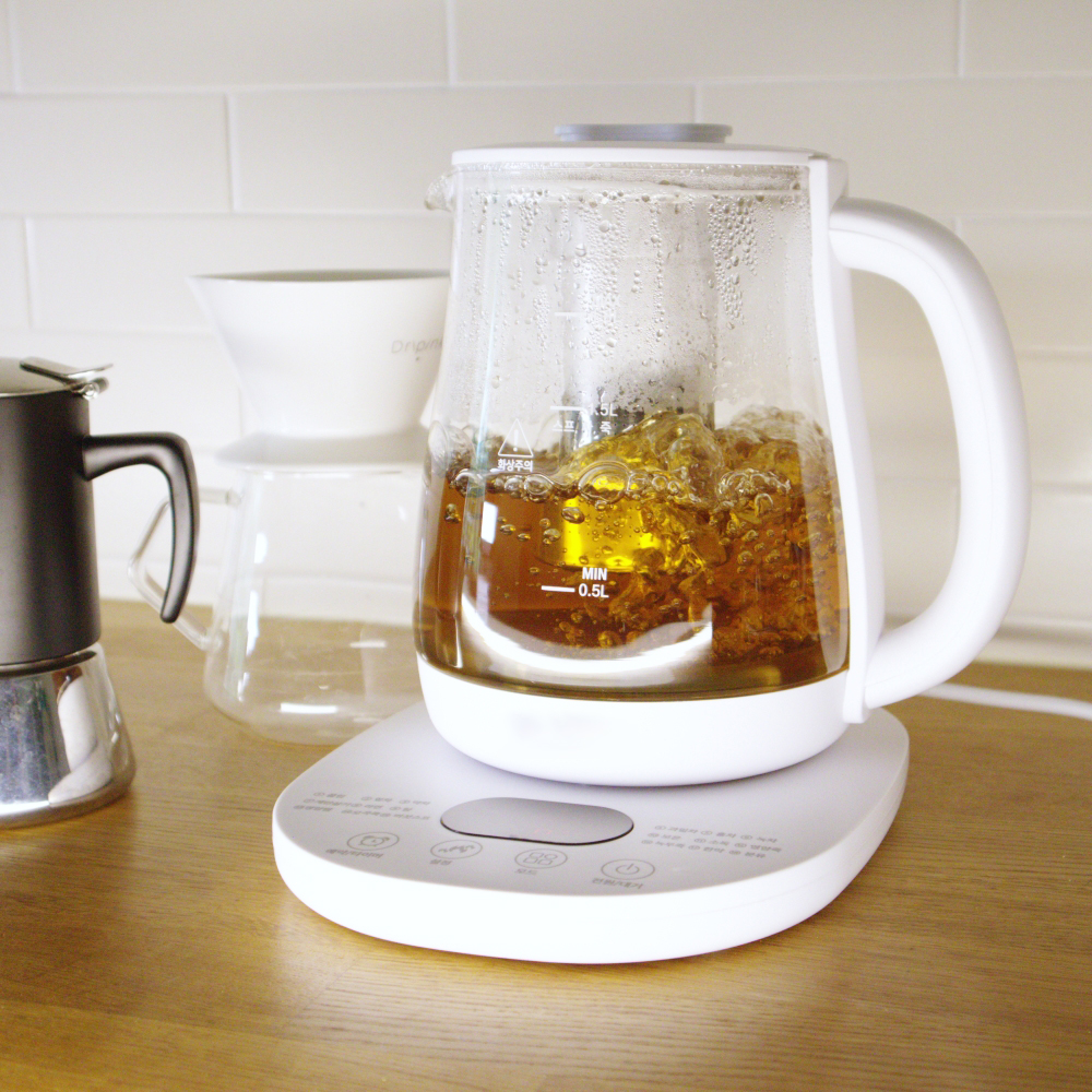 내열유리 커피포트 전기포터 차탕기 분유 티포트 포트기