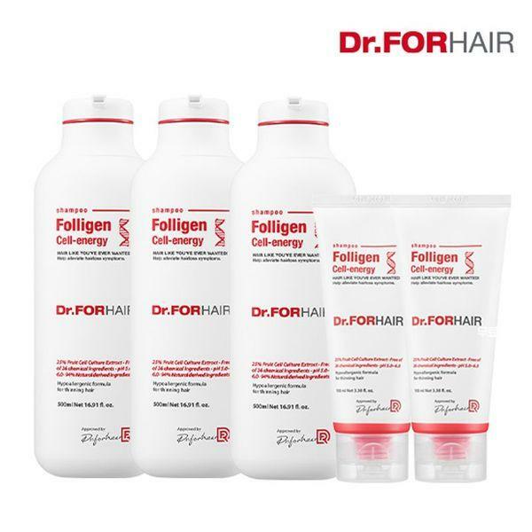 닥터포헤어 셀에너지 샴푸 500ml x3개 + 100ml x2개 - 메인 이미지