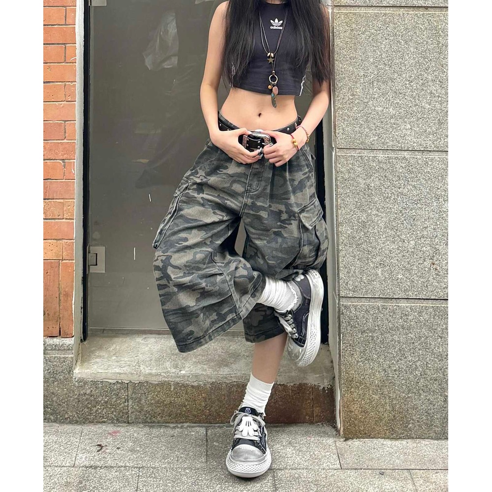 에스파 윈터 반바지 팬츠 공항패션 버뮤다 루즈핏 의상 옷 패션 - 상세 이미지 3