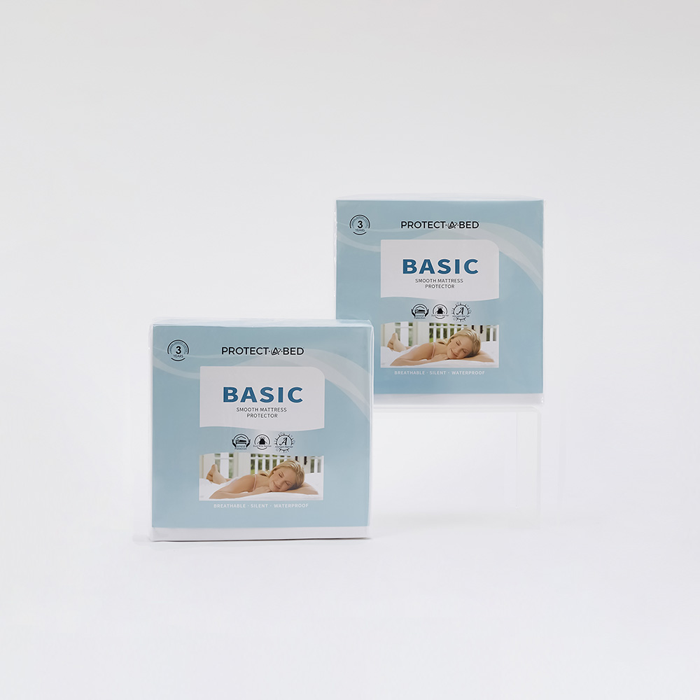 프로텍트어베드 유아 KC 2장세트 베이직 진드기차단 호텔 침대 매트리스 방수커버 밴드형S