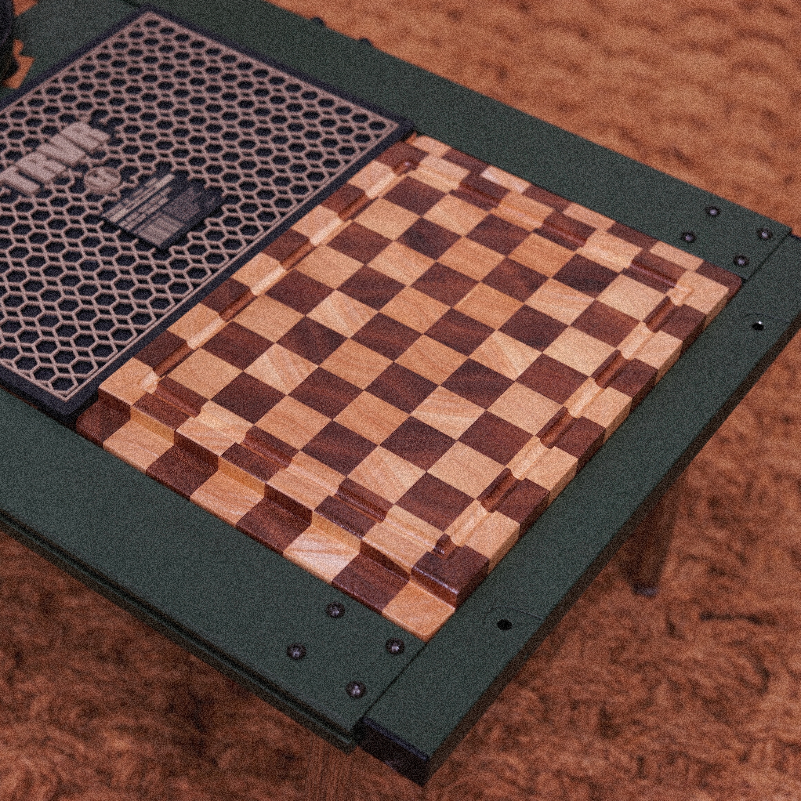 트루버 엔드그레인도마 원목 나무 igt 캠핑 플레이팅 도마