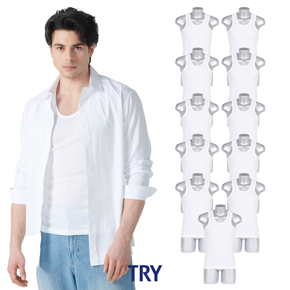 TRY 코튼 런닝 11종