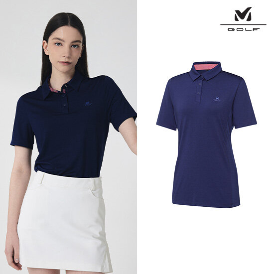 [24년최신상]밀레골프 여성 쿨 썸머 카라 티셔츠 3종 - 상세 이미지 3